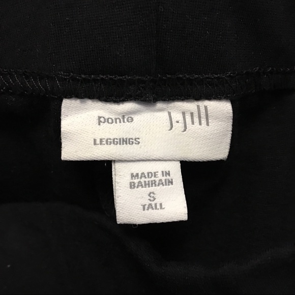 SOLD J. Jill Black Ponte Leggings - Picture 4 of 4